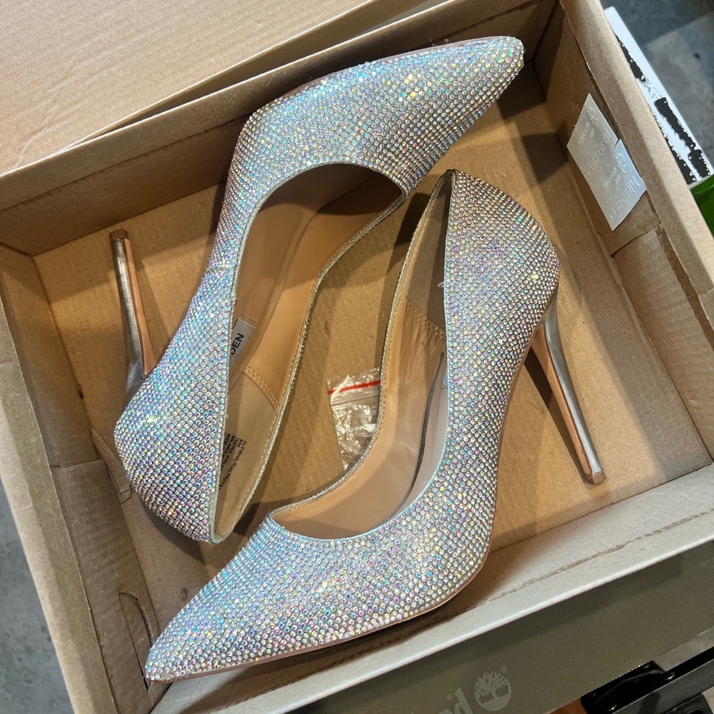 Steve Madden Glittery Sequin Heels